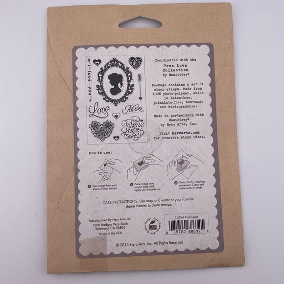 Hero Arts True Love Stamp Set - Picture 2 of 4